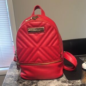 Red Marc New York Quilted Backpack